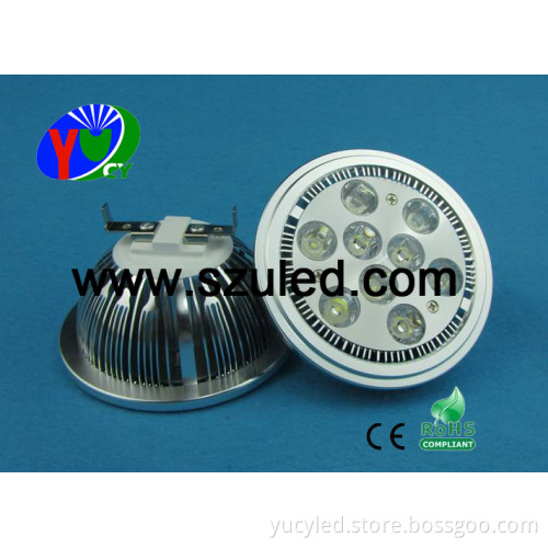 Aluminium G53 6*1W Newest Yc-1219 (9*1W) LED Spot